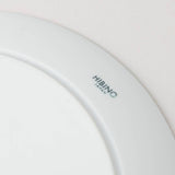 Hibino Stone Rich White Mino Ware Round Plate 9.2in - MUSUBI KILN - Quality Japanese Tableware and Gift