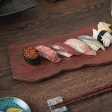 Hibino Wood Grain Mino Ware Rectangle Plate - MUSUBI KILN - Quality Japanese Tableware and Gift