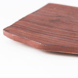 Hibino Wood Grain Mino Ware Rectangle Plate - MUSUBI KILN - Quality Japanese Tableware and Gift