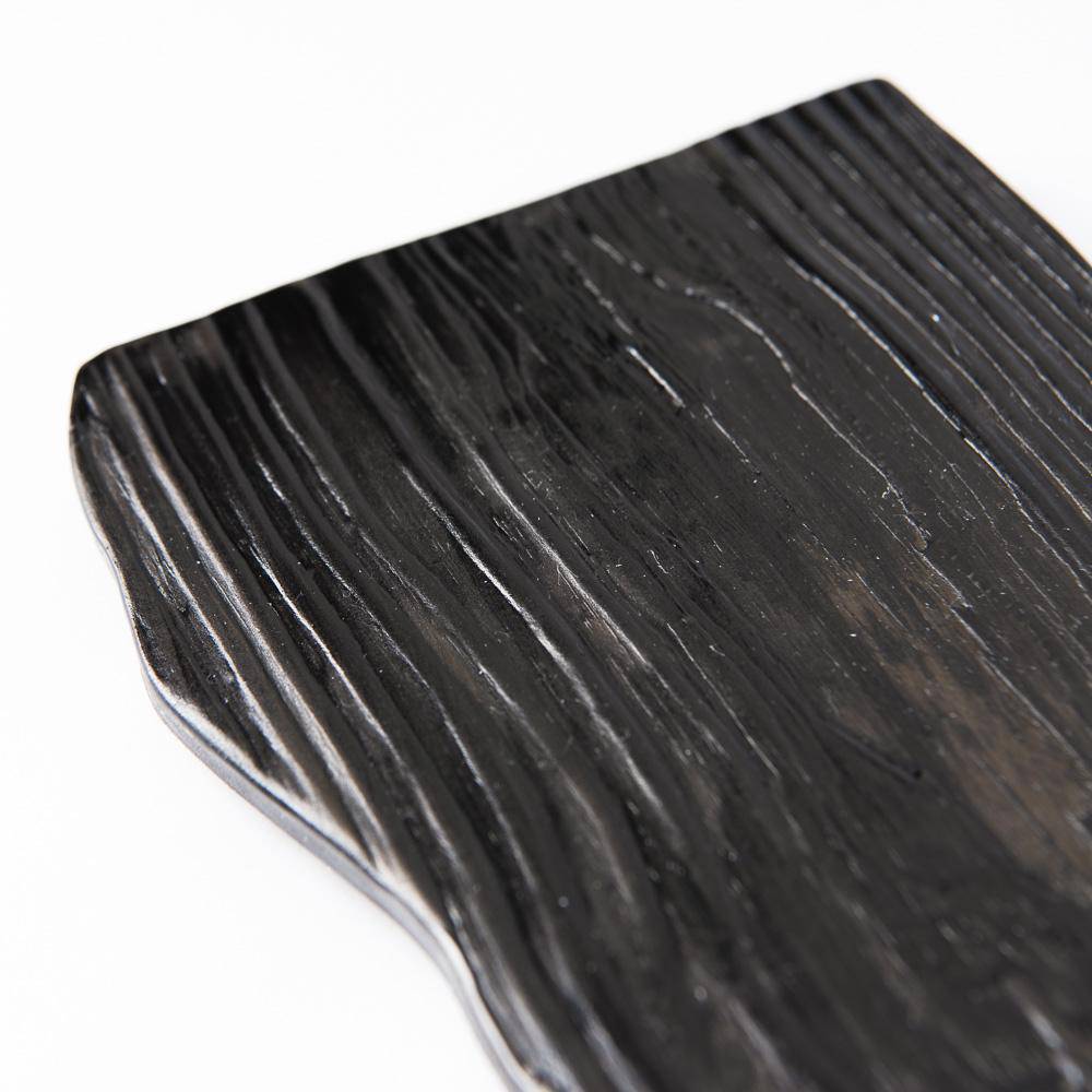 Hibino Wood Grain Mino Ware Rectangle Plate - MUSUBI KILN - Quality Japanese Tableware and Gift