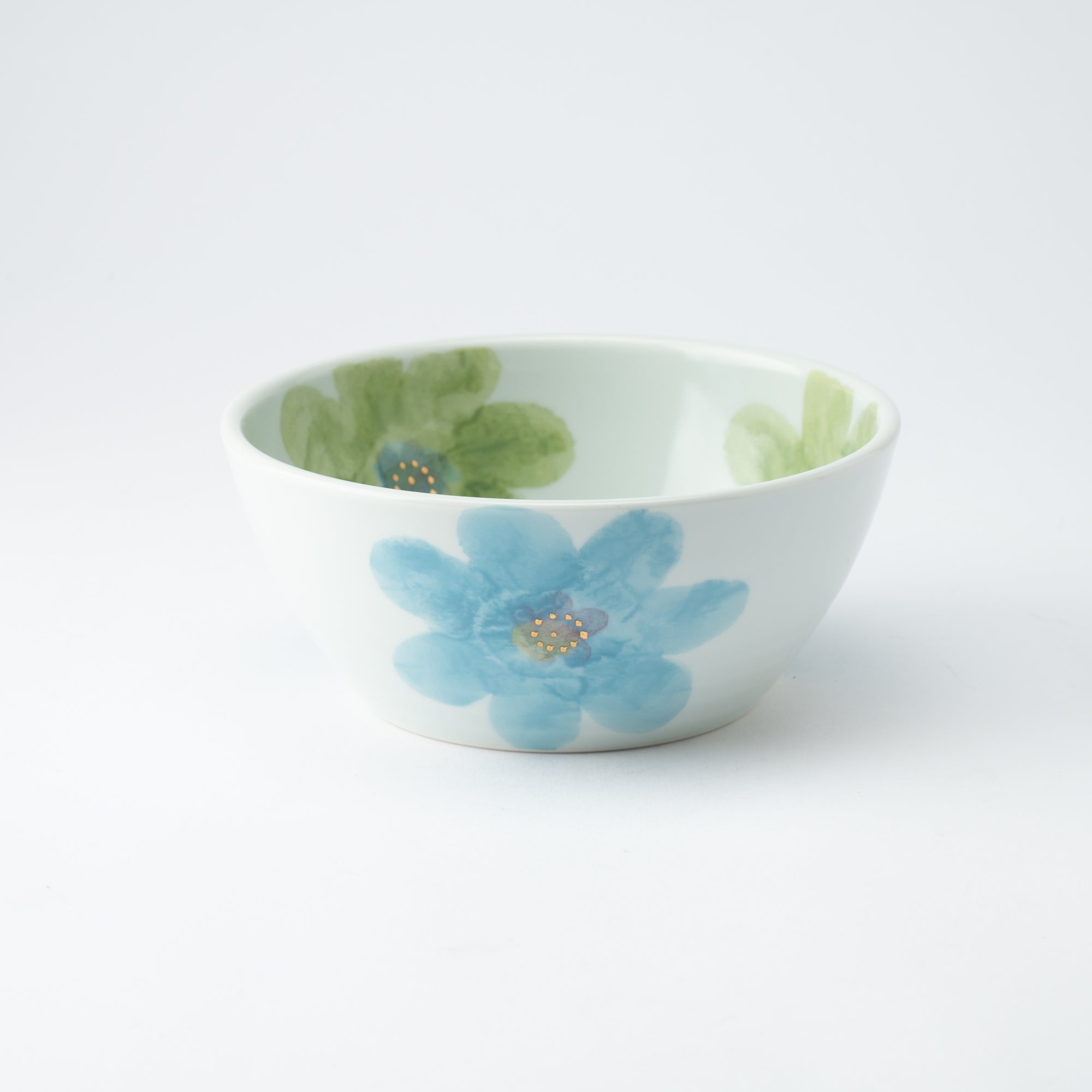 Higashi Kiln Light Fleur Tobe Donburi Bowl M - MUSUBI KILN - Quality Japanese Tableware and Gift