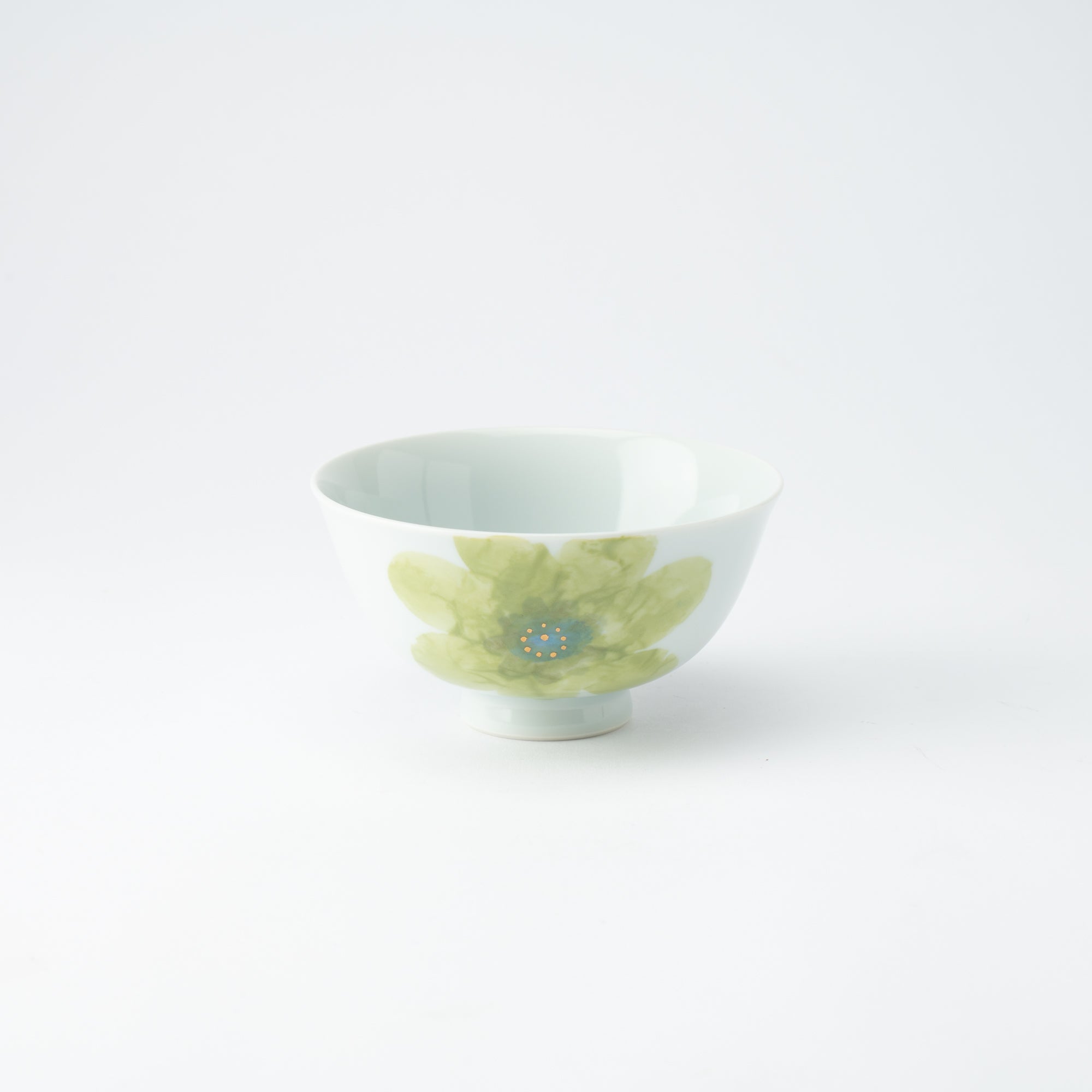 Higashi Kiln Light Fleur Tobe Rice Bowl - MUSUBI KILN - Quality Japanese Tableware and Gift