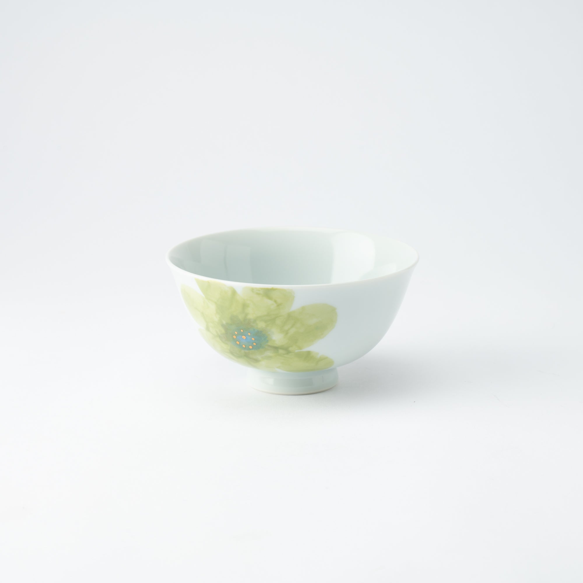 Higashi Kiln Light Fleur Tobe Rice Bowl - MUSUBI KILN - Quality Japanese Tableware and Gift