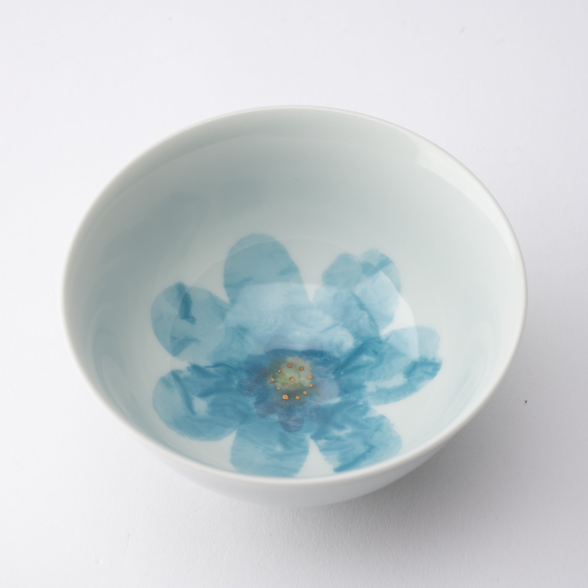 Higashi Kiln Light Fleur Tobe Rice Bowl - MUSUBI KILN - Quality Japanese Tableware and Gift