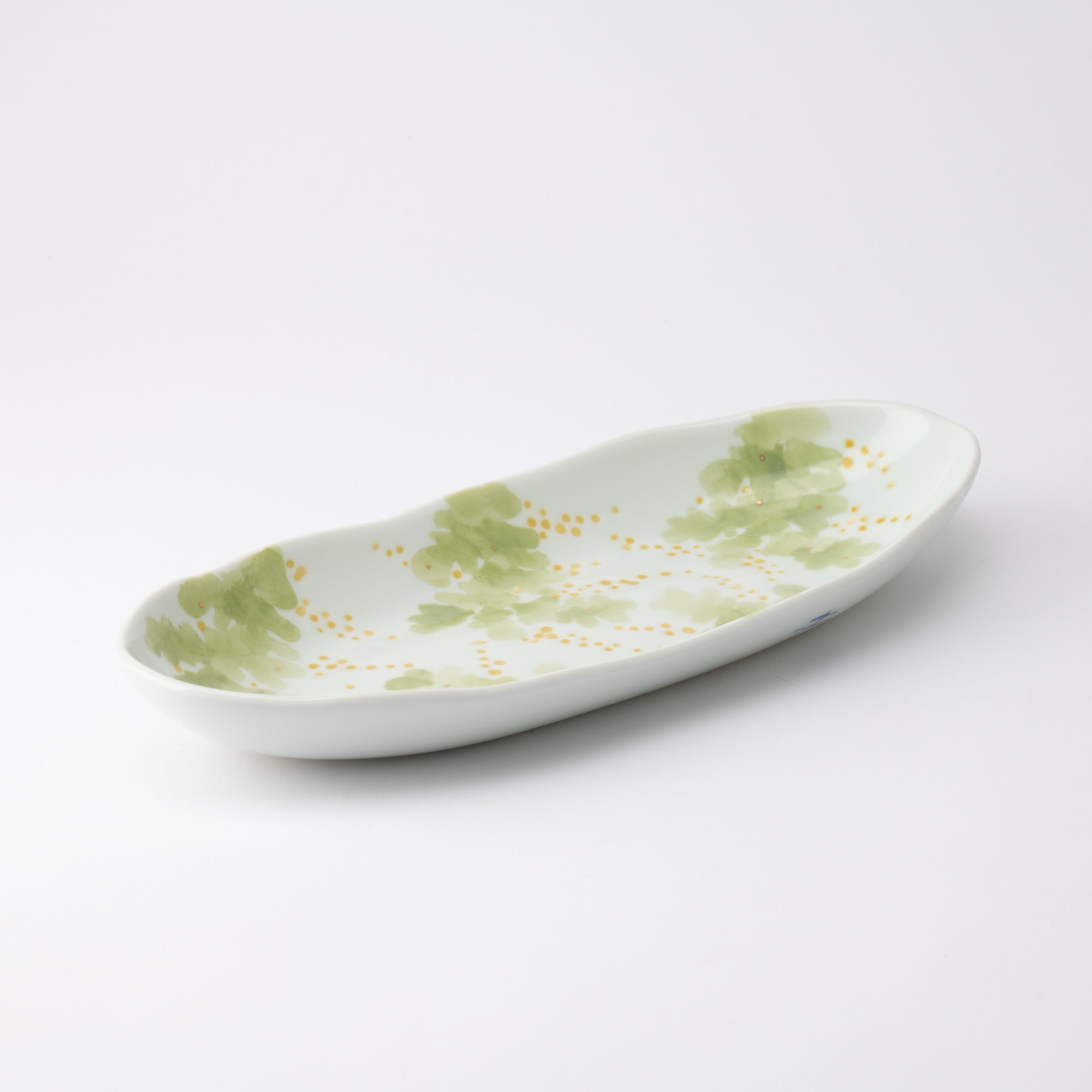 Higashi Kiln Mimosa Tobe Long Deep Plate - MUSUBI KILN - Quality Japanese Tableware and Gift