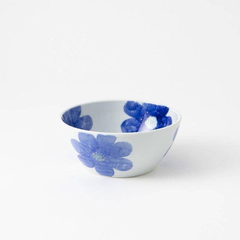 Higashi Kiln P.S. Blue Tobe Donburi Bowl M - MUSUBI KILN - Quality Japanese Tableware and Gift