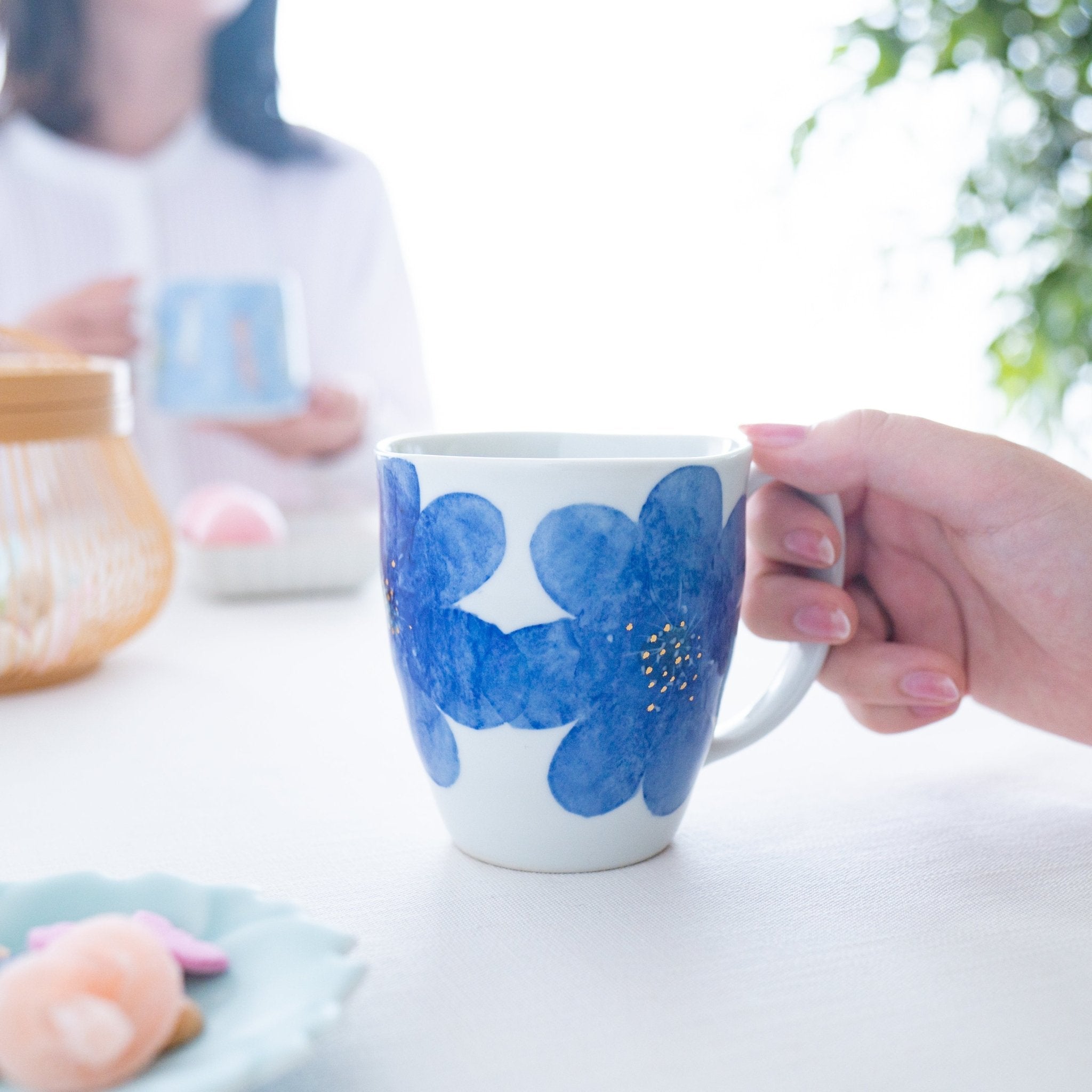 Higashi Kiln P.S. Blue Tobe Mug - MUSUBI KILN - Quality Japanese Tableware and Gift