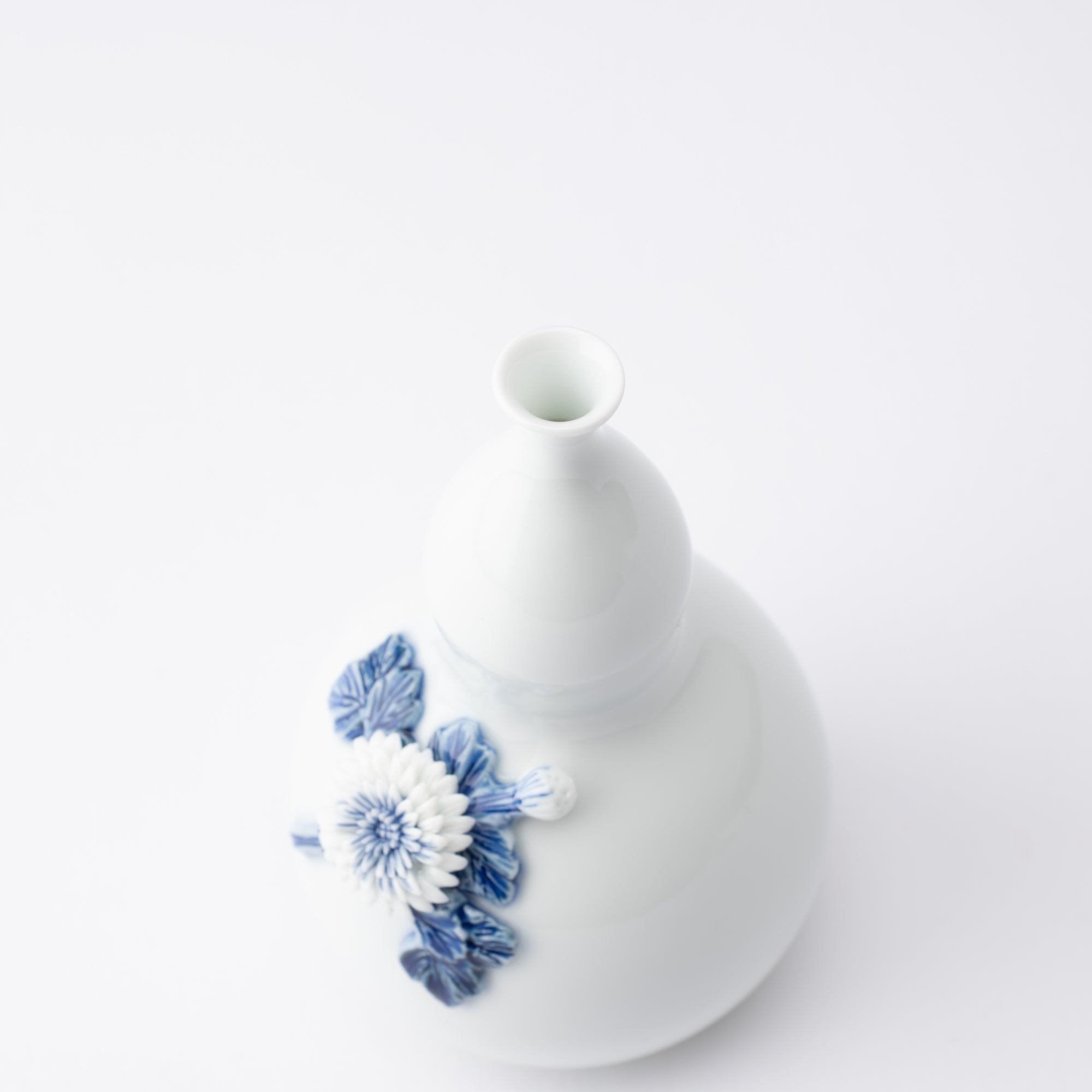 Hirado Gourd Mikawachi Ware Single - Flower Vase - MUSUBI KILN - Quality Japanese Tableware and Gift