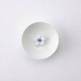 Hirado Sakura Mikawachi Ware Sakazuki Flat Sake Cup - MUSUBI KILN - Quality Japanese Tableware and Gift