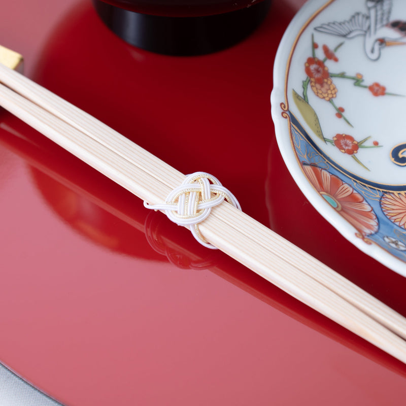 Hirohashi Awaji Mizuhiki Yoshino Cedar Chopsticks (Set of 3 Pairs) - MUSUBI KILN - Quality Japanese Tableware and Gift