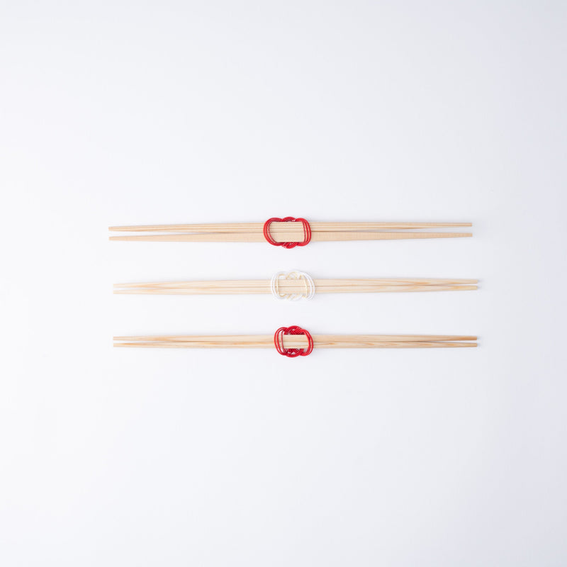 Hirohashi Awaji Mizuhiki Yoshino Cedar Chopsticks (Set of 3 Pairs) - MUSUBI KILN - Quality Japanese Tableware and Gift