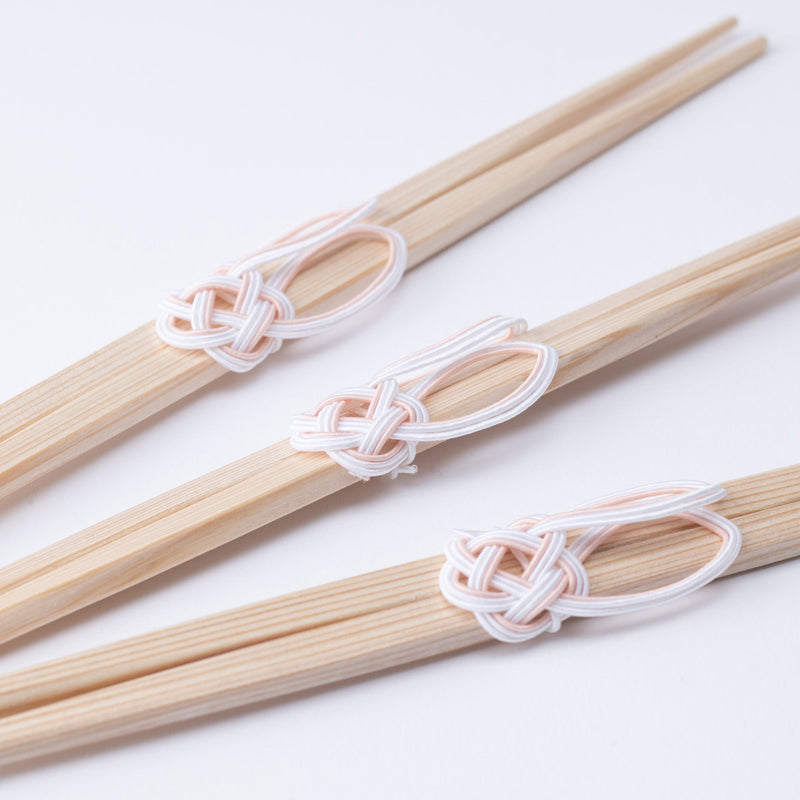 Hirohashi Rabbit Mizuhiki Yoshino Cedar Chopsticks (Set of 3 Pairs) - MUSUBI KILN - Quality Japanese Tableware and Gift