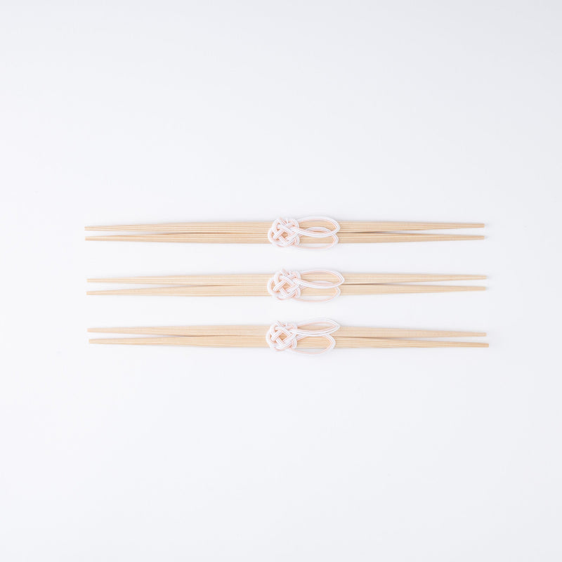 Hirohashi Rabbit Mizuhiki Yoshino Cedar Chopsticks (Set of 3 Pairs) - MUSUBI KILN - Quality Japanese Tableware and Gift