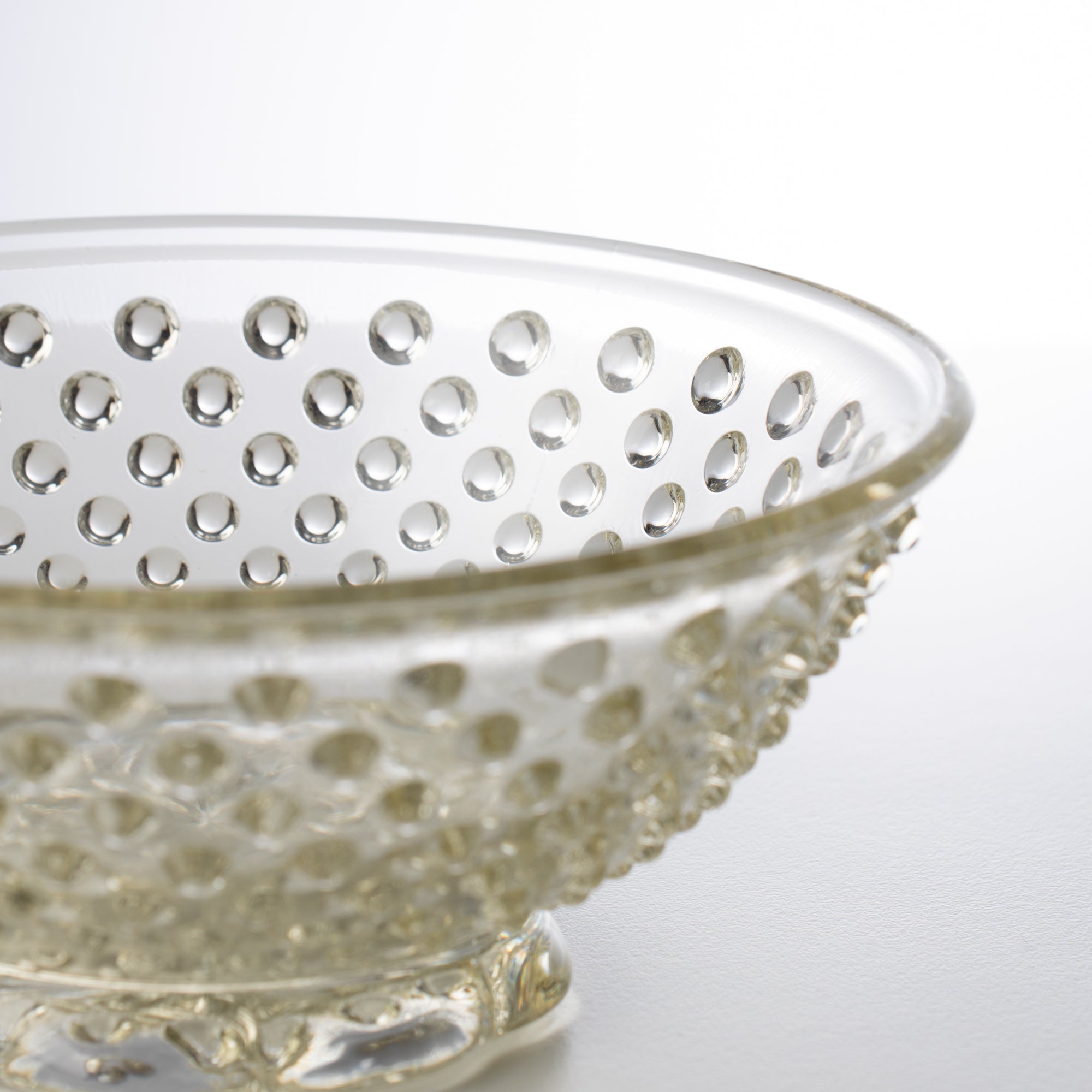 Hirota Arare Pattern Edo Glass Kobachi Bowl - MUSUBI KILN - Quality Japanese Tableware and Gift