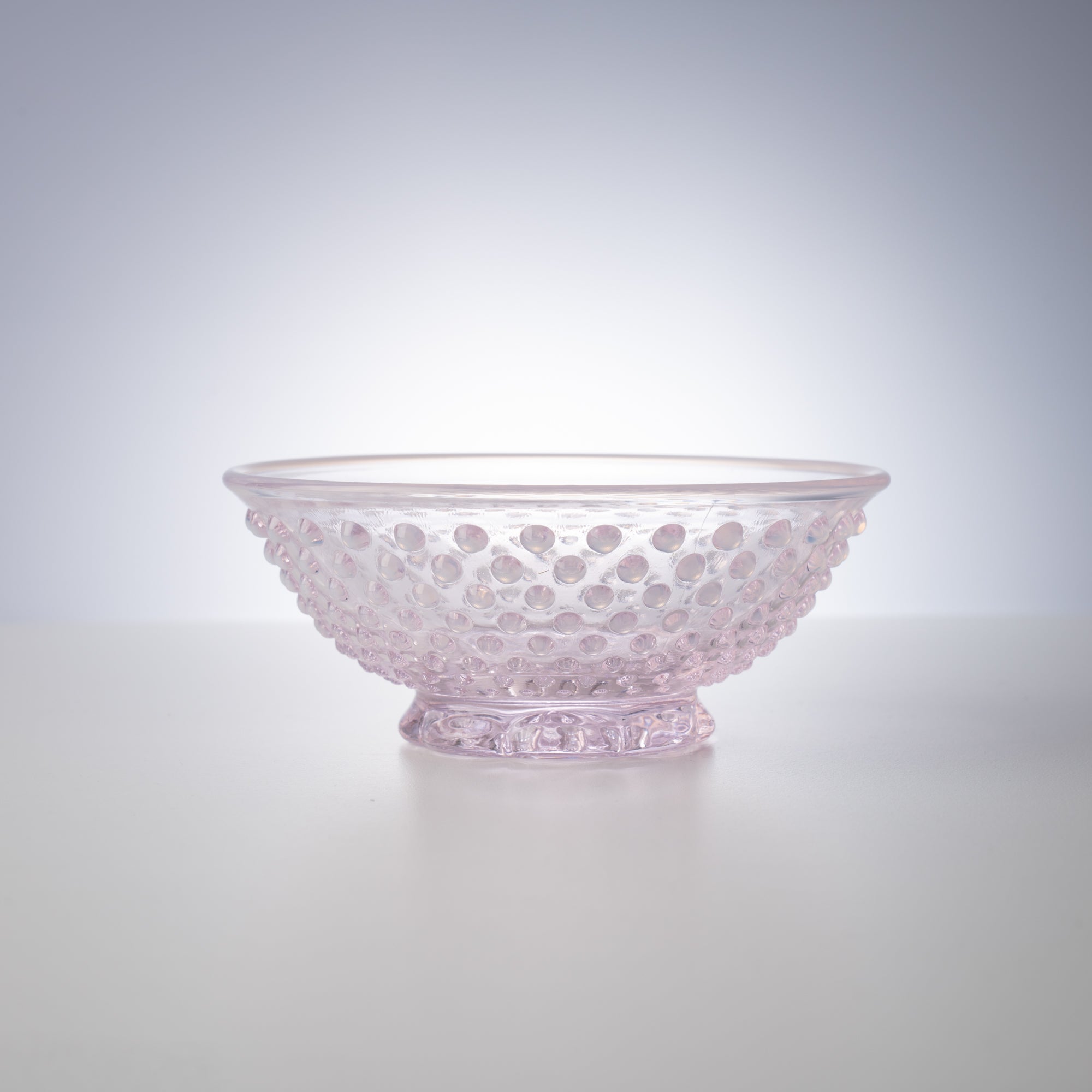 Hirota Arare Pattern Edo Glass Kobachi Bowl - MUSUBI KILN - Quality Japanese Tableware and Gift