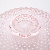 Hirota Arare Pattern Edo Glass Round Plate - MUSUBI KILN - Quality Japanese Tableware and Gift