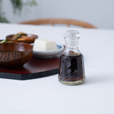 Hirota Autumn Pampas Grass Edo Kiriko Cut Glass Soy Sauce Dispenser - MUSUBI KILN - Quality Japanese Tableware and Gift