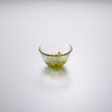 Hirota Four Seasons Color Edo Glass Ochoko Sake Cup - MUSUBI KILN - Quality Japanese Tableware and Gift