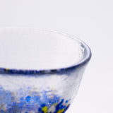 Hirota Four Seasons Color Edo Glass Ochoko Sake Cup - MUSUBI KILN - Quality Japanese Tableware and Gift