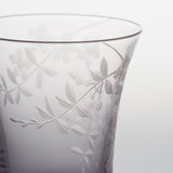 Hirota Weeping Cherry Blossom Edo Kiriko Cut Glass Small Tumbler - MUSUBI KILN - Quality Japanese Tableware and Gift