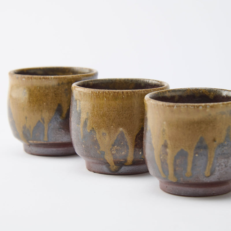 Hozan Kiln Goma Gourd‐shaped Bizen Ware Sake Set - MUSUBI KILN - Quality Japanese Tableware and Gift