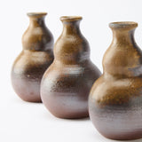 Hozan Kiln Goma Gourd‐shaped Bizen Ware Sake Set - MUSUBI KILN - Quality Japanese Tableware and Gift