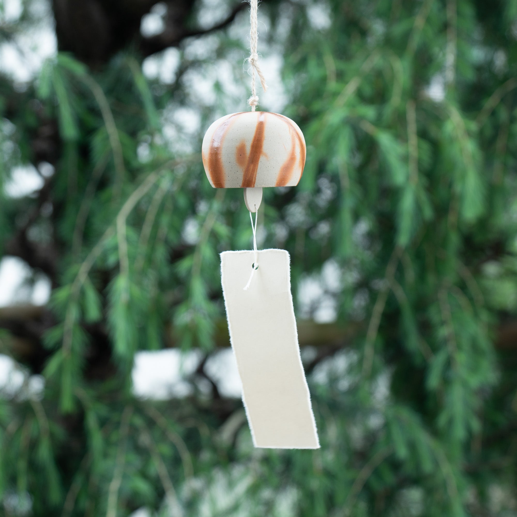 Hozan Kiln Hidasuki Bizen Ware Wind Bell - MUSUBI KILN - Quality Japanese Tableware and Gift