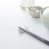 Hozan Kiln Sakura Petal Kyo Ware Chopstick Rest Set - MUSUBI KILN - Quality Japanese Tableware and Gift