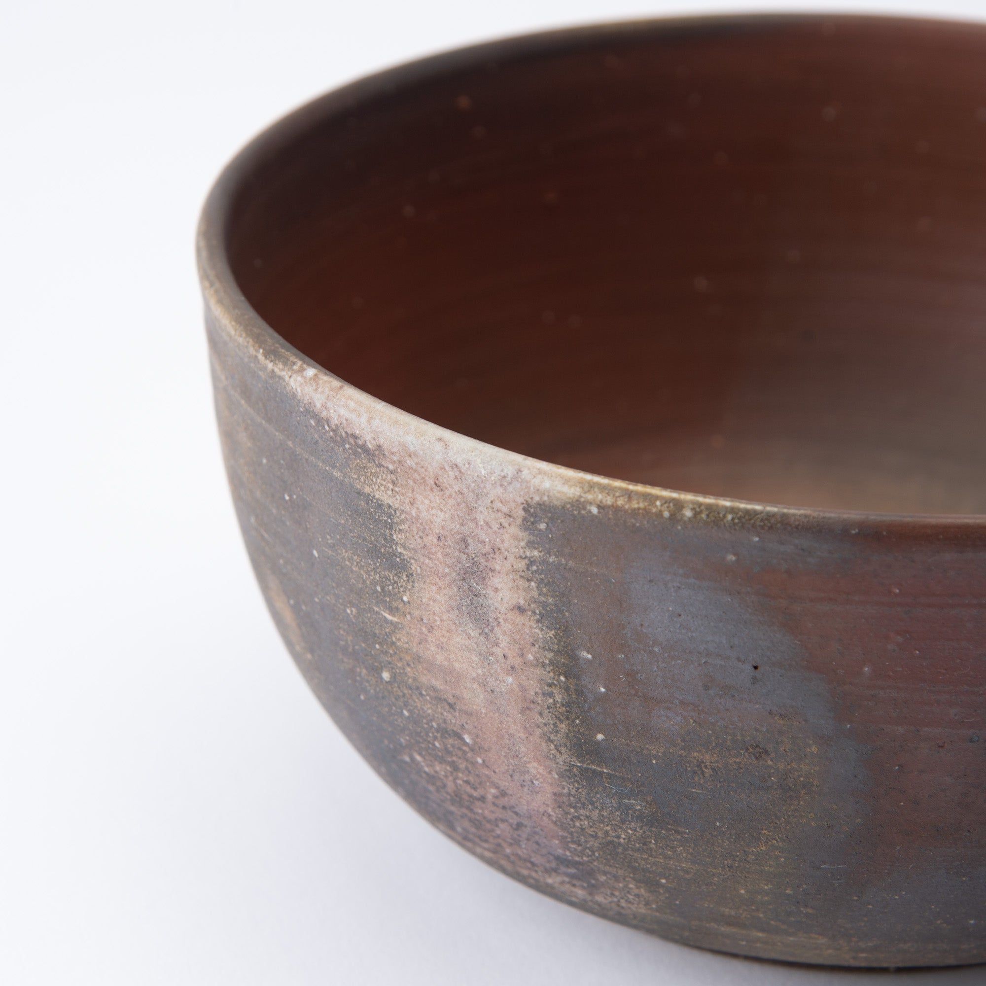 Hozan Kiln Sangiri Bizen Ware Donburi Bowl L - MUSUBI KILN - Quality Japanese Tableware and Gift