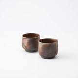 Hozan Kiln Sangiri Bizen Ware Sake Set - MUSUBI KILN - Quality Japanese Tableware and Gift