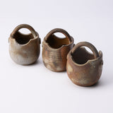 Hozan Kiln Sangiri Bizen Ware Toothpick Holder with Handle - MUSUBI KILN - Quality Japanese Tableware and Gift