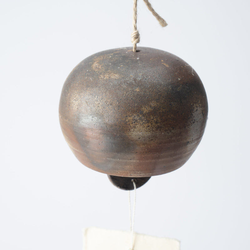 Hozan Kiln Sangiri Bizen Ware Wind Bell - MUSUBI KILN - Quality Japanese Tableware and Gift