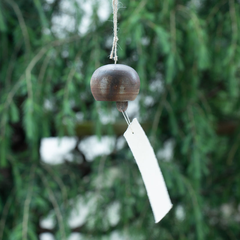 Hozan Kiln Sangiri Bizen Ware Wind Bell - MUSUBI KILN - Quality Japanese Tableware and Gift