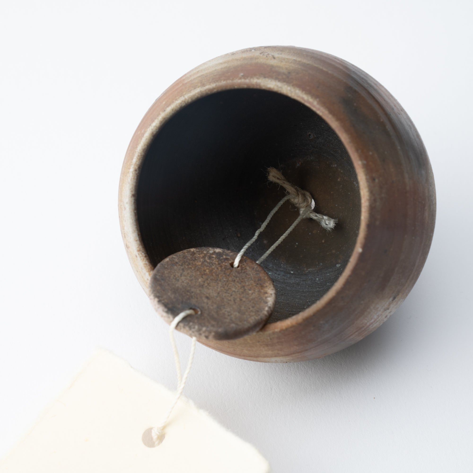 Hozan Kiln Sangiri Bizen Ware Wind Bell - MUSUBI KILN - Quality Japanese Tableware and Gift