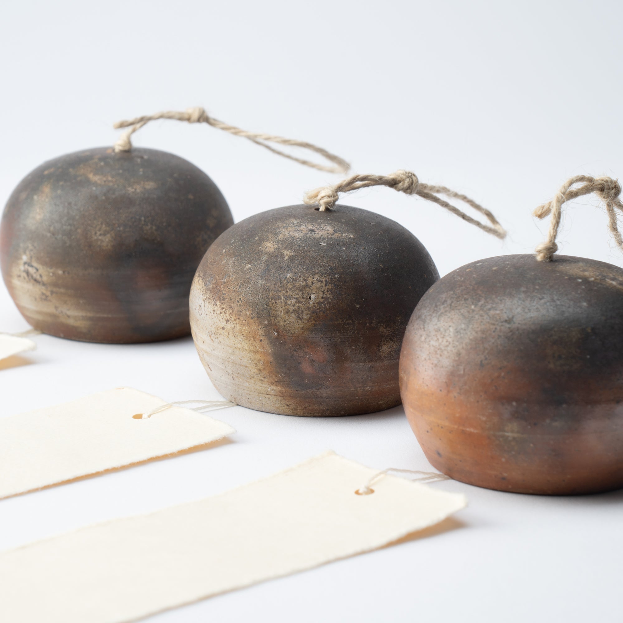 Hozan Kiln Sangiri Bizen Ware Wind Bell - MUSUBI KILN - Quality Japanese Tableware and Gift