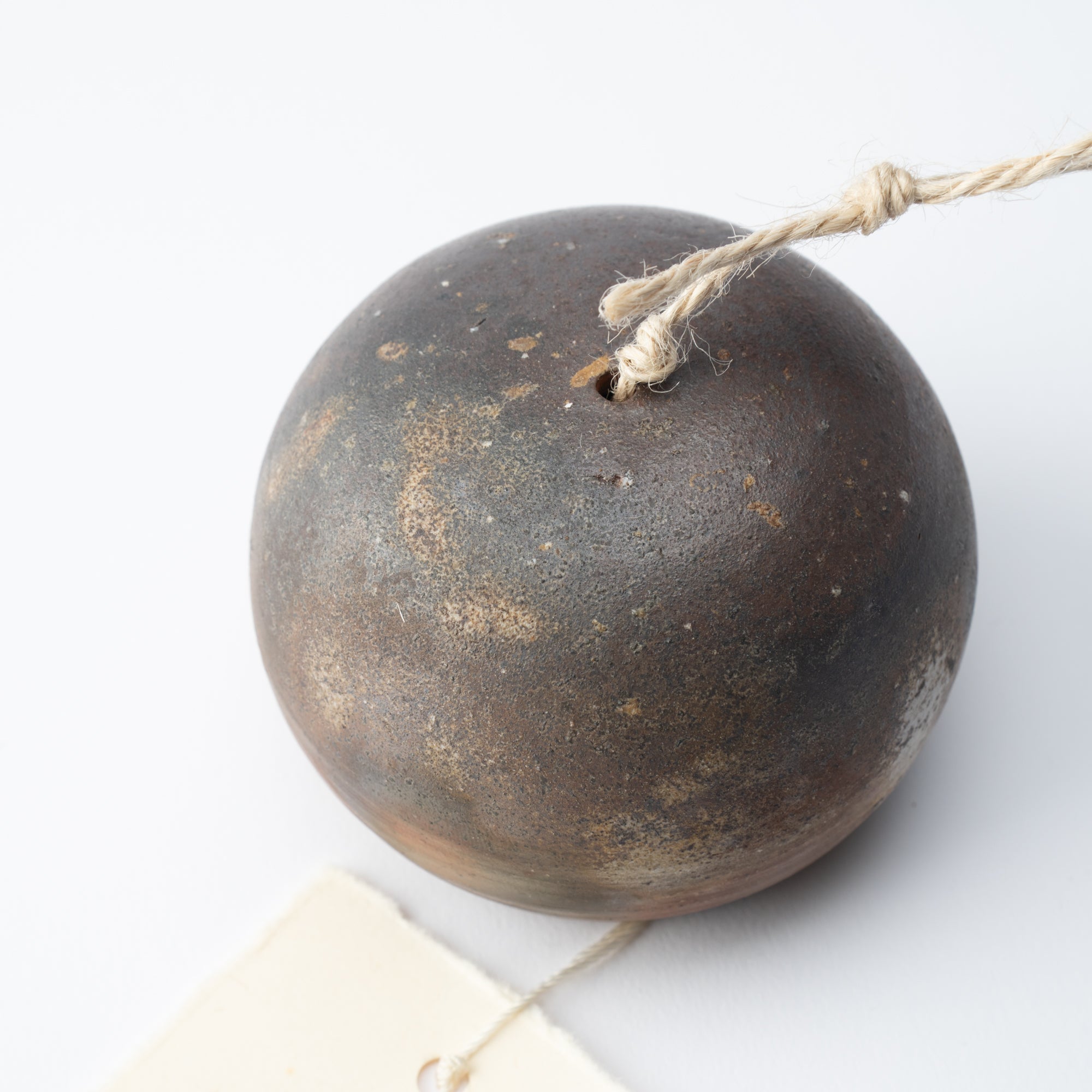 Hozan Kiln Sangiri Bizen Ware Wind Bell - MUSUBI KILN - Quality Japanese Tableware and Gift