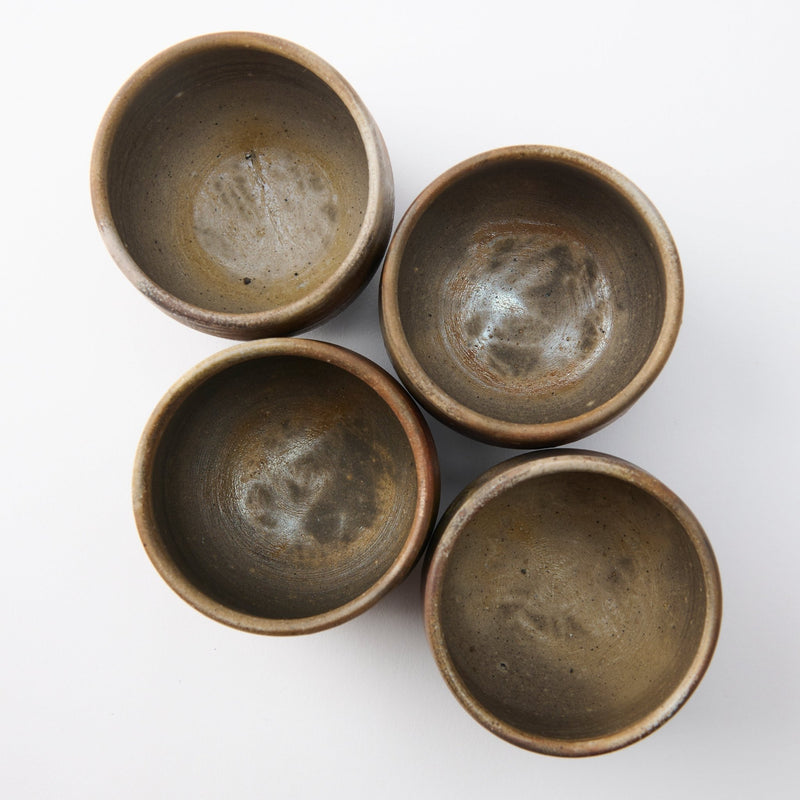 Hozan Kiln Sangiri Gourd‐shaped Bizen Ware Sake Set - MUSUBI KILN - Quality Japanese Tableware and Gift