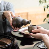 Hozan Kiln Sangiri Gourd‐shaped Bizen Ware Sake Set - MUSUBI KILN - Quality Japanese Tableware and Gift