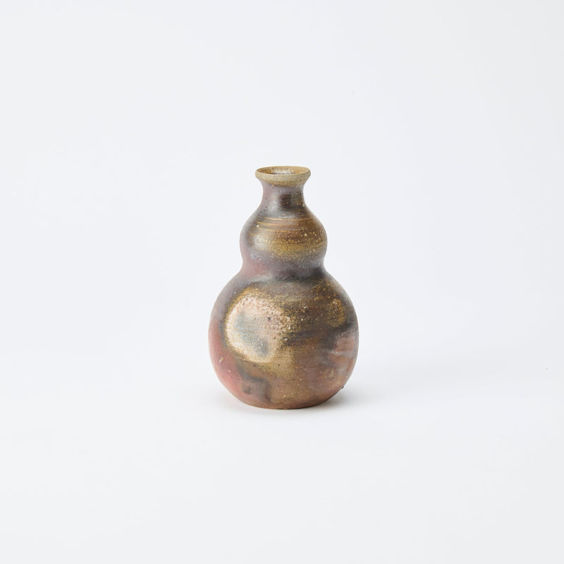 Hozan Kiln Sangiri Gourd‐shaped Bizen Ware Sake Set - MUSUBI KILN - Quality Japanese Tableware and Gift