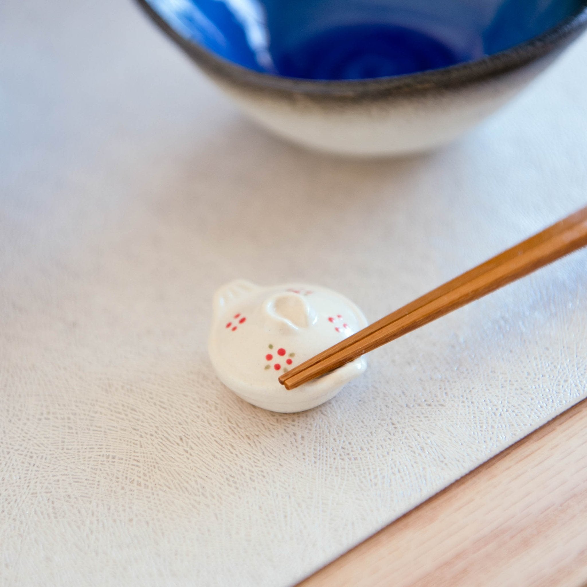 Ihoshiro Kiln Donabe Mino Ware Chopstick Rest - MUSUBI KILN - Quality Japanese Tableware and Gift