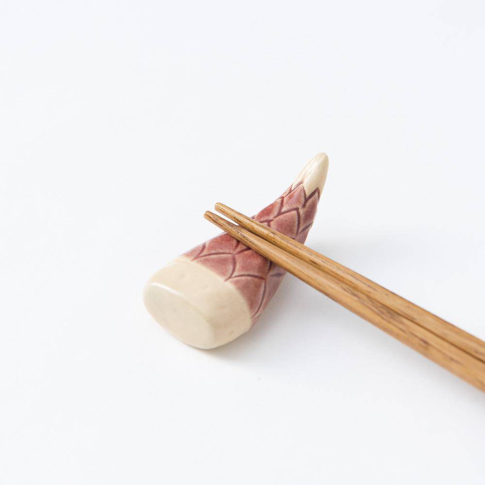 Ihoshiro Kiln Vegetable Series A Mino Ware Chopstick Rest - MUSUBI KILN - Quality Japanese Tableware and Gift