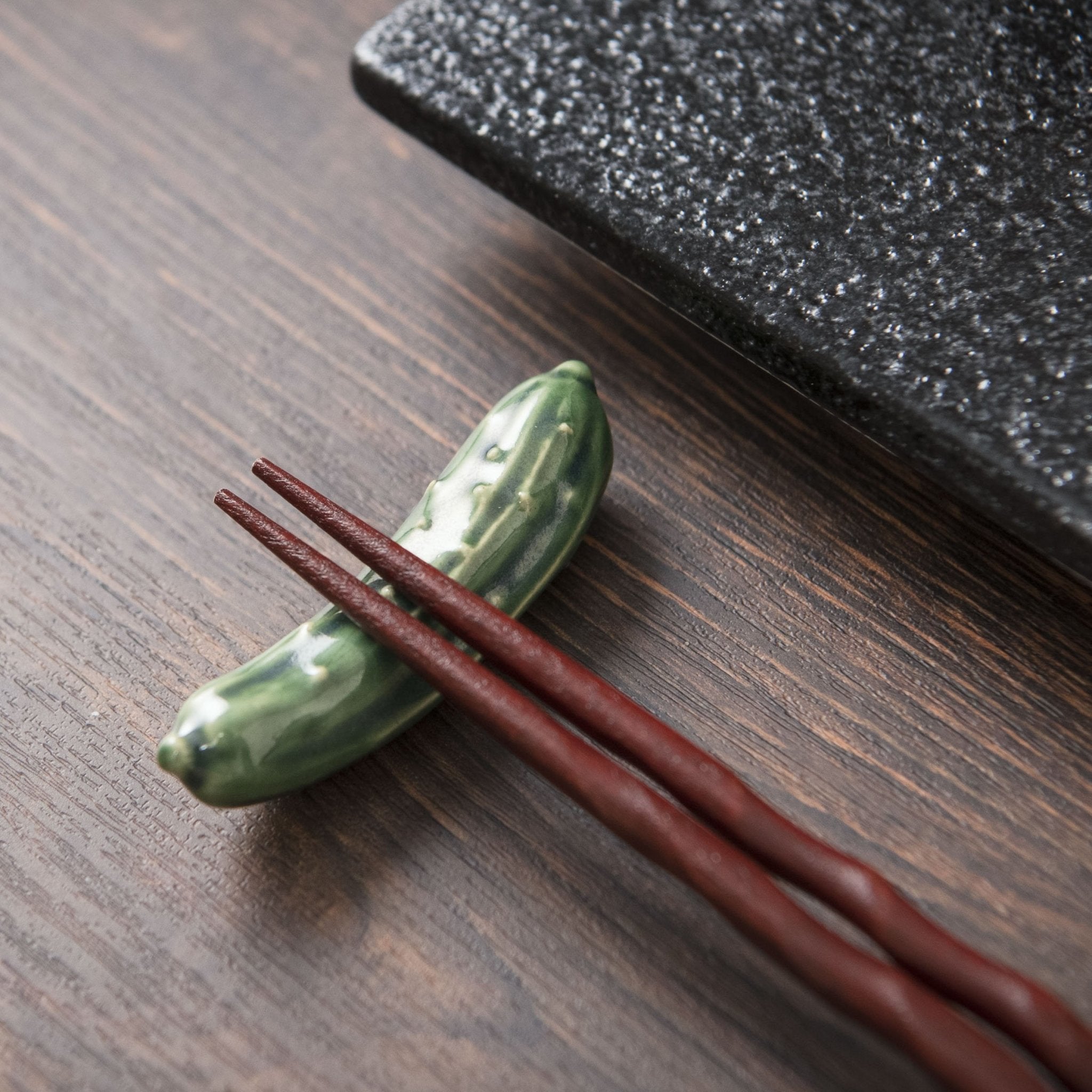 Ihoshiro Kiln Vegetable Series A Mino Ware Chopstick Rest - MUSUBI KILN - Quality Japanese Tableware and Gift