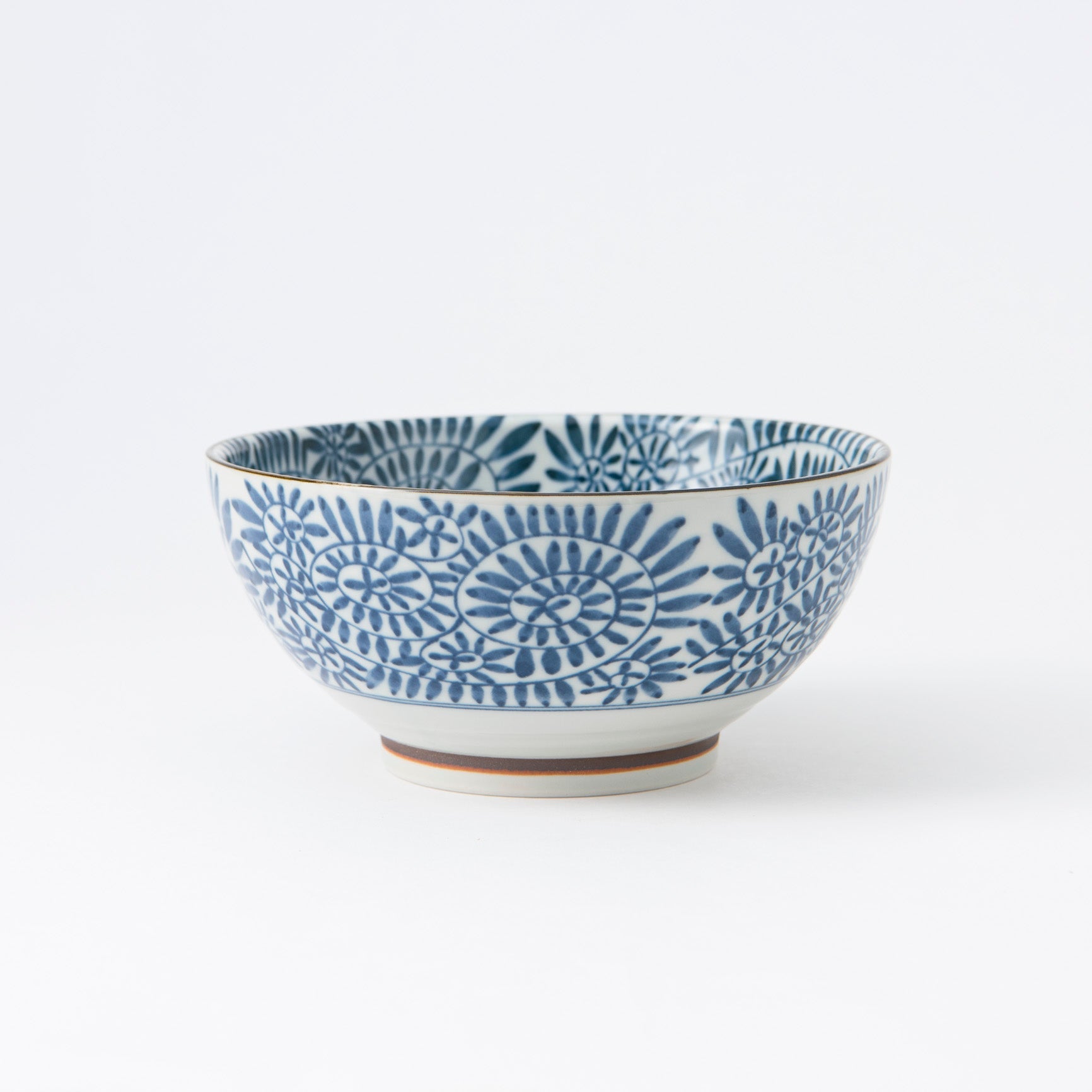 Indigo Arabesque Donburi Bowl