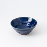 Indigo glaze Mino Ware Ramen Bowl M - MUSUBI KILN - Quality Japanese Tableware and Gift