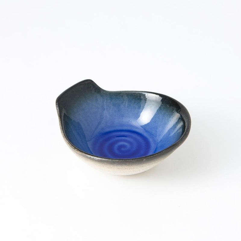 Indigo Glaze Mino Ware Tonsui Bowl - MUSUBI KILN - Quality Japanese Tableware and Gift