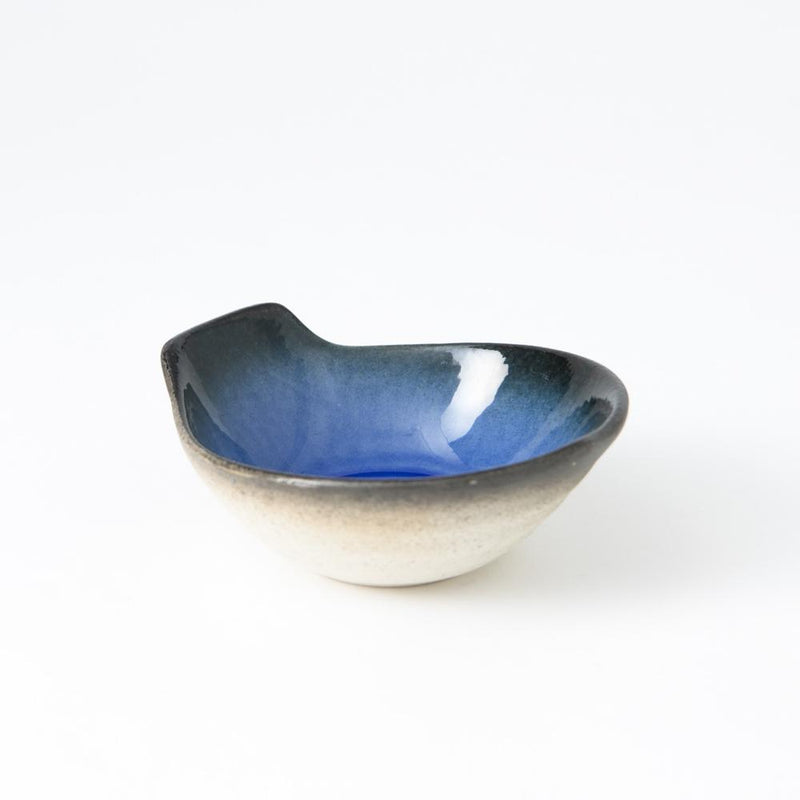 Indigo Glaze Mino Ware Tonsui Bowl - MUSUBI KILN - Quality Japanese Tableware and Gift