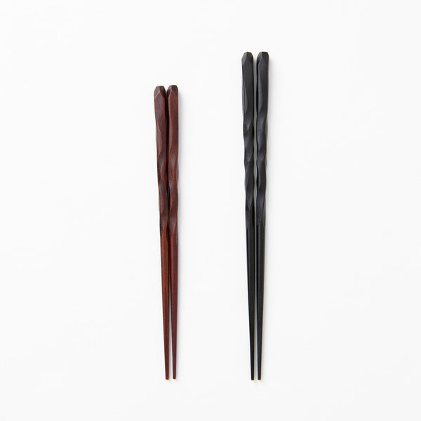 Ishida Musashi Wakasa Lacquer Chopsticks 21 cm/8.2 in or 23.5 cm/9.2 in - MUSUBI KILN - Quality Japanese Tableware and Gift