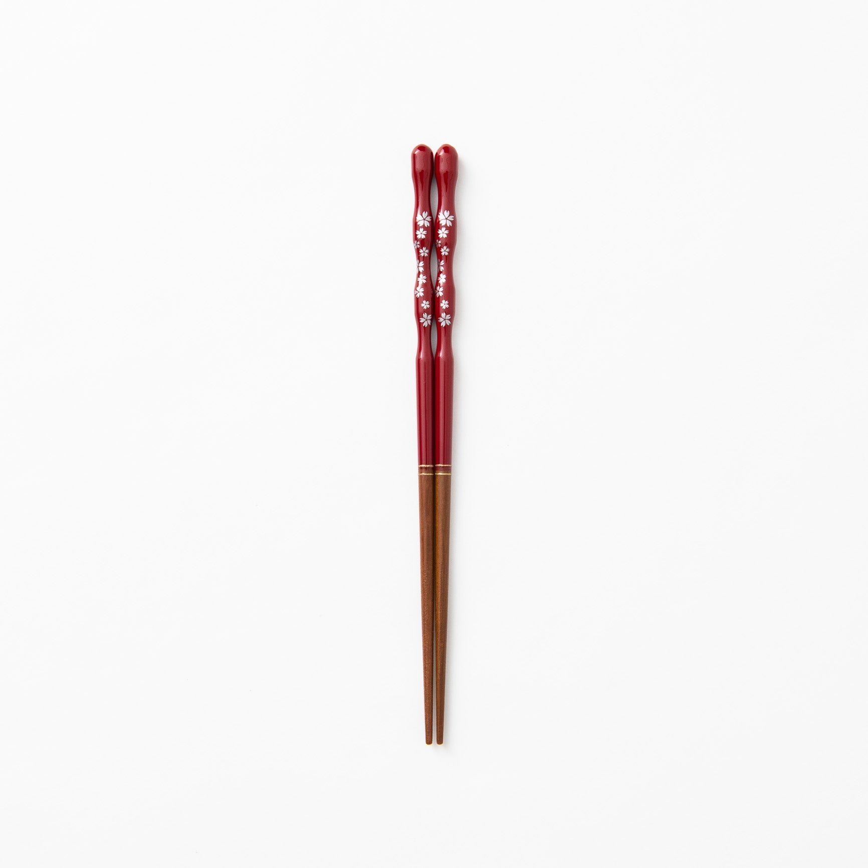 Ishida Weeping Cherry Wakasa Lacquer Chopsticks 20.5 cm/8.1 in or 23 cm/9 in - MUSUBI KILN - Quality Japanese Tableware and Gift