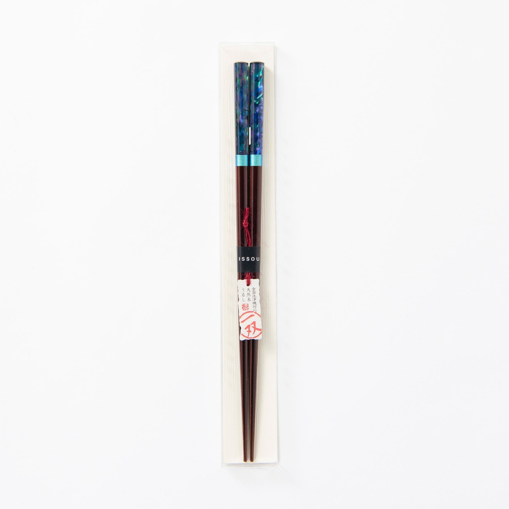 Issou Dreamy Shell Wakasa Lacquer Chopsticks 21 cm/8.2 in or 23 cm/9 in - MUSUBI KILN - Quality Japanese Tableware and Gift