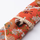 Issou Spring Flowers Nishijin Ori Brocade Chopsticks Case - MUSUBI KILN - Quality Japanese Tableware and Gift